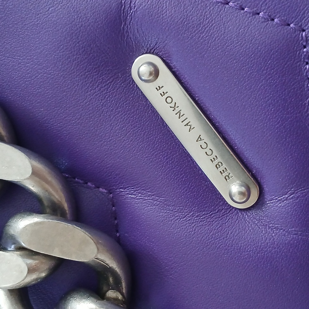 Rebecca Minkoff Violet Maxi Bag with Silver Chain - Picture 2 of 7